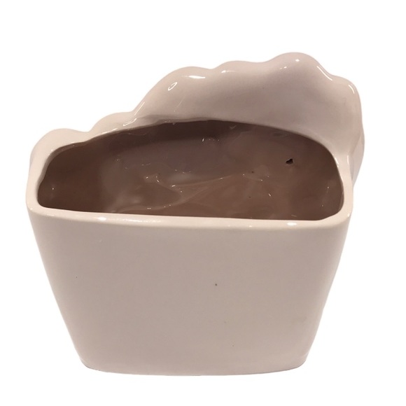 Vintage Pink Ceramic Baby Holding Star And Teddy Nursery Decor Planter Japan - Picture 2 of 12